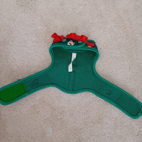 Free With Any Purchase! Merry & Bright~Red & Green Cat Christmas Harness NWOT - Picture 2 of 6